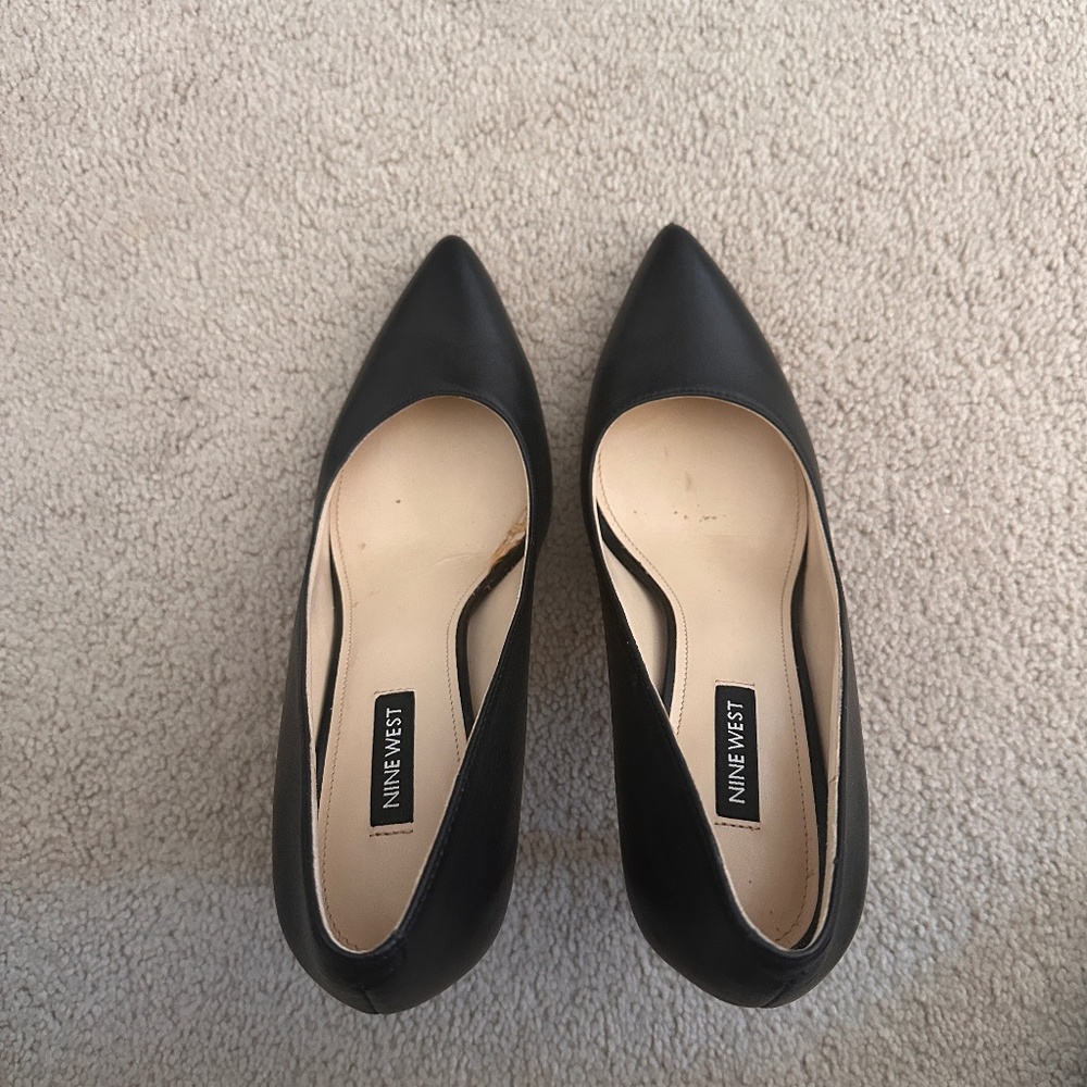Nine West Tatiana Pointed Toe Black Pumps